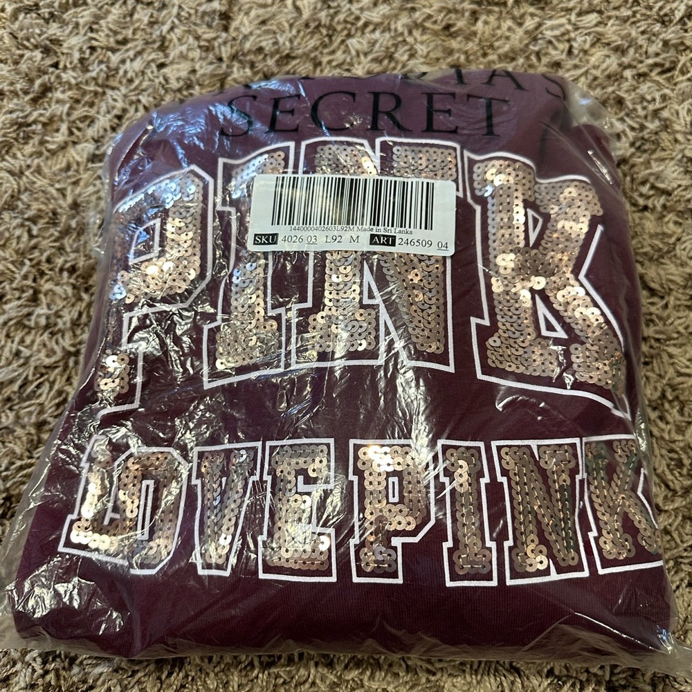 New VS Pink Bling Sweatshirt